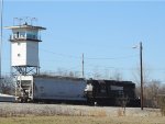 NS 3242 / SD40-2 High - Hood at the Hayne Yard